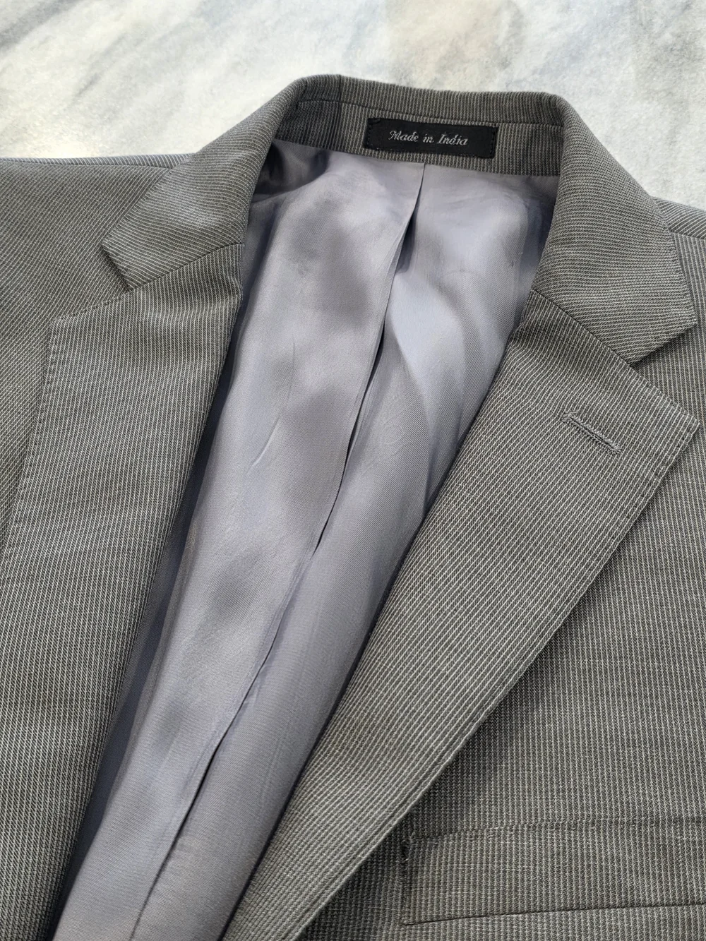 Calvin Klein tailored gray